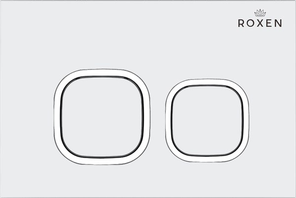 Унитаз подвесной с инсталляцией Roxen StounFix Dual Fresh 968514