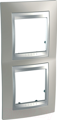 Рамка для выключателей и розеток Schneider Electric Unica MGU66.004V.039 - фото