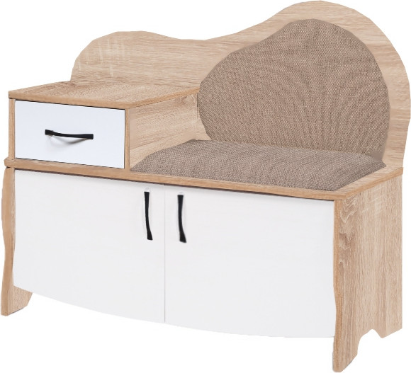 Скамья Мебель-Класс 6 ВА-012.6 R / Бел-ДС - фото