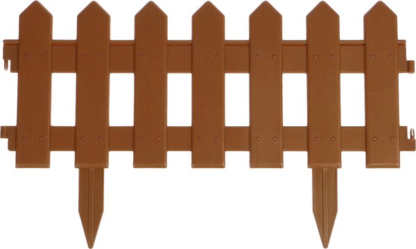 Изгородь декоративная Мастер Сад Палисадник 30x196см 4 секции / 2152312 - фото