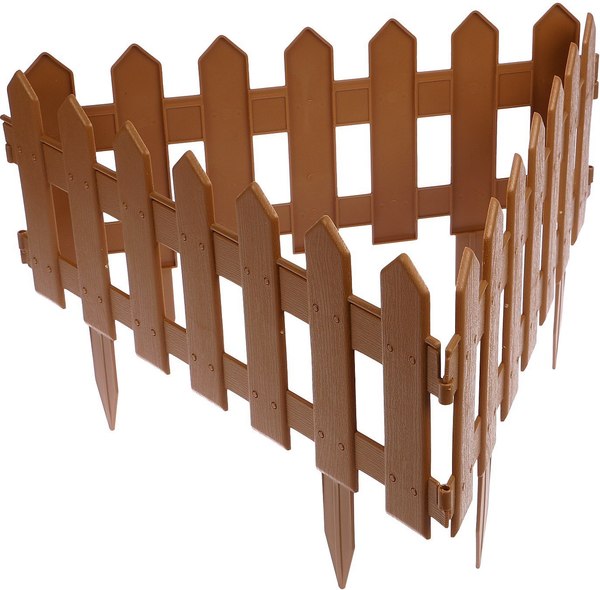 Изгородь декоративная Мастер Сад Палисадник 30x196см 4 секции / 2152312