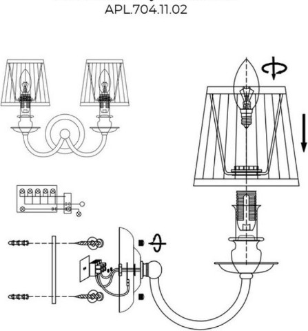 Бра Aployt APL.704.11.02