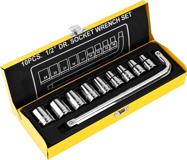 Набор головок слесарных Deli EDL2010T - фото