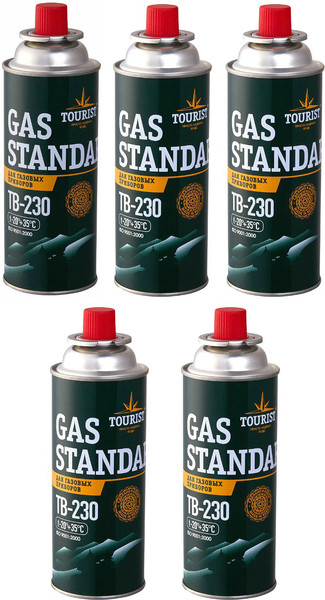 Газовый баллон туристический Tourist Standard TB-230 - фото