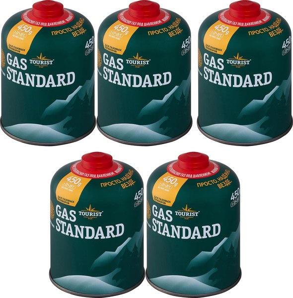 Газовый баллон туристический Tourist Standard TBR-450 - фото
