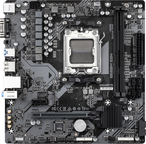 Материнская плата Gigabyte B650M S2H 1.3 - фото