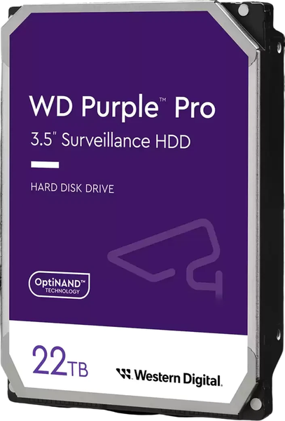 Жесткий диск Western Digital Purple Pro 22TB (WD221PURP) - фото