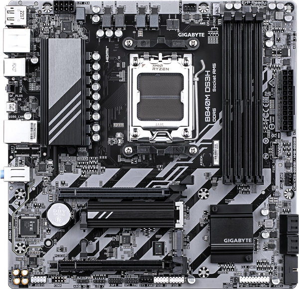 Материнская плата Gigabyte B840M DS3H - фото