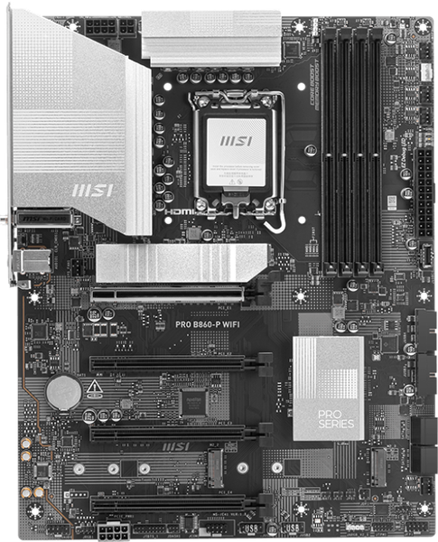 Материнская плата MSI Pro B860-P WiFi - фото