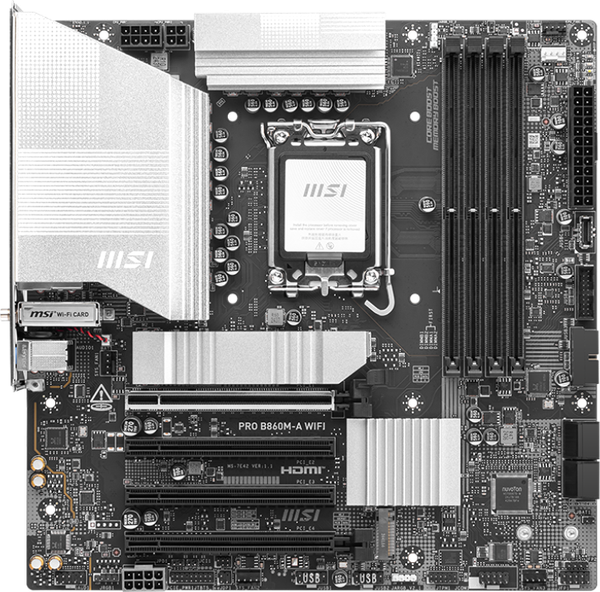 Материнская плата MSI Pro B860M-A WiFi - фото