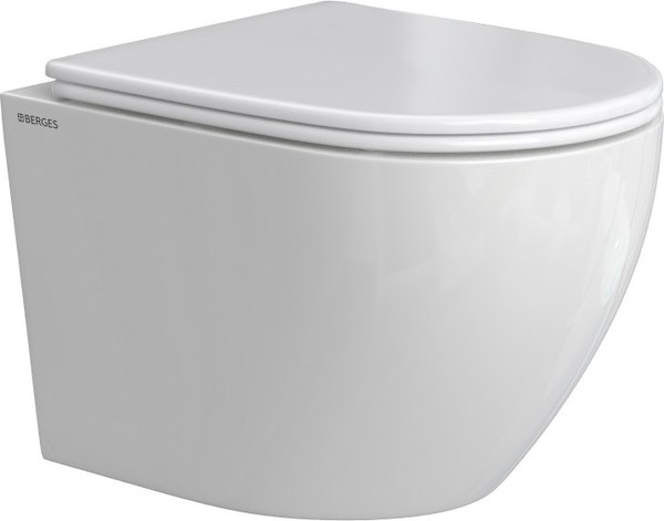 Унитаз подвесной Berges OKUS с сиденьем Slim SO - фото