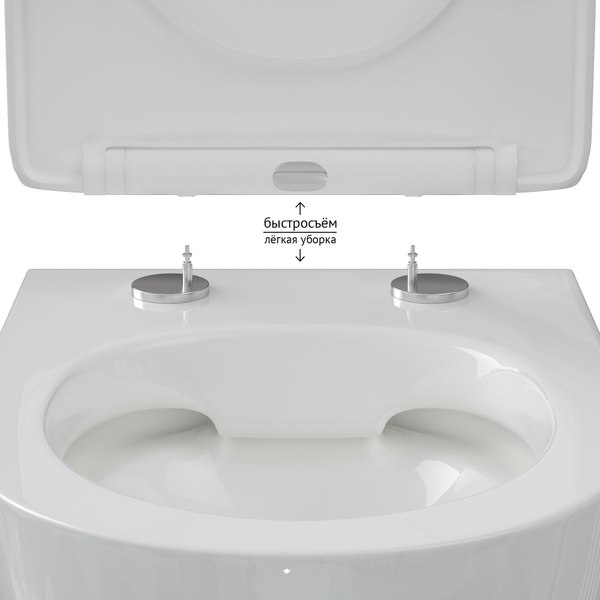 Унитаз подвесной Berges OKUS с сиденьем Slim SO