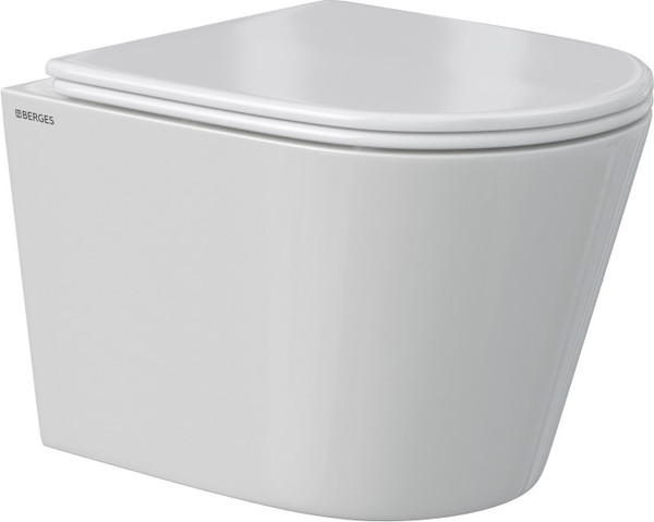 Унитаз подвесной Berges VITA c сиденьем Slim SO - фото