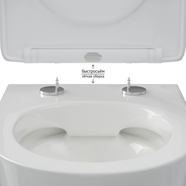 Унитаз подвесной Berges VITA c сиденьем Slim SO