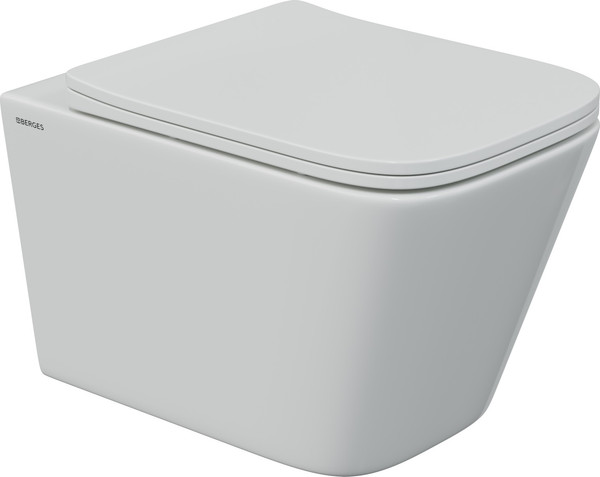 Унитаз подвесной Berges FLOE S c сиденьем Slim SO - фото