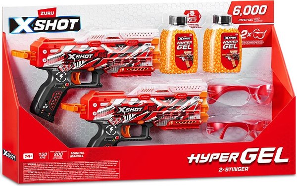Набор игрушечного оружия Zuru X-Shot Hyper Gel Pistol / 44151 - фото