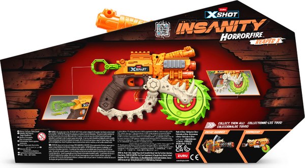 Бластер игрушечный Zuru X-Shot Insanity Reaper-X / 44152