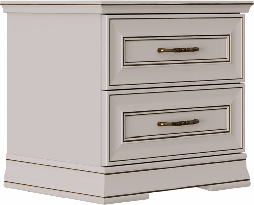 Прикроватная тумба Black Red White Florencia KOM2S