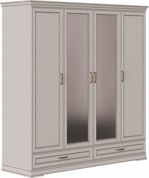 Шкаф Black Red White Florencia SZF2L2D2S - фото