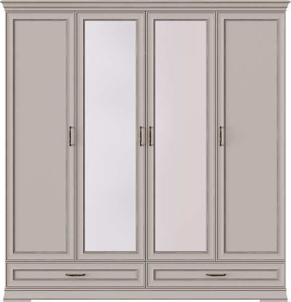 Шкаф Black Red White Florencia SZF2L2D2S