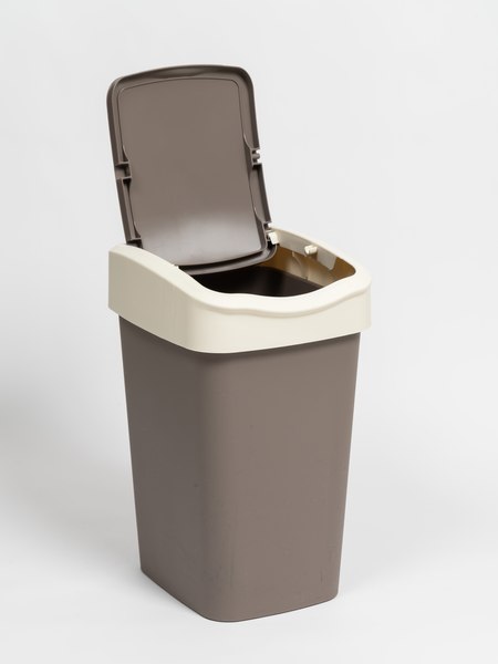 Мусорное ведро Violet Tandem с подвижной крышкой 20л / 842022