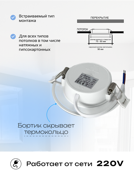 Точечный светильник Truenergy 10080