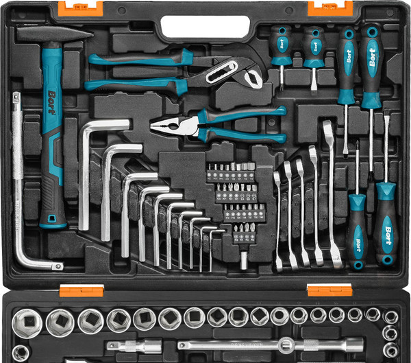 Универсальный набор инструментов Bort BTK-142U (93418705)