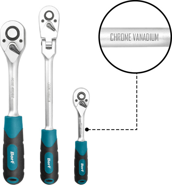 Универсальный набор инструментов Bort BTK-142U (93418705)