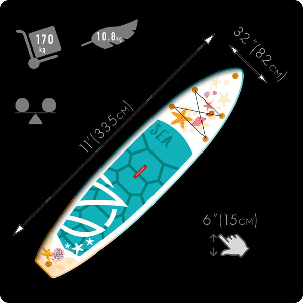 SUP-борд Zap Sea Turtle 12 (морская черепаха)