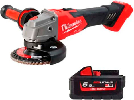 Угловая шлифовальная машина Milwaukee M18 FSAG125XB-0X + M18HB5.5 / 4933478429 HB55 - фото