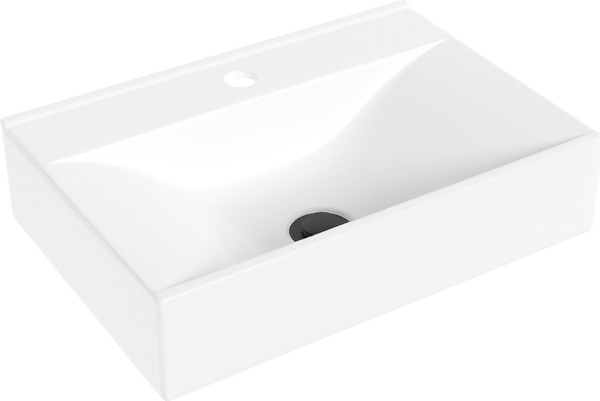 Умывальник со смесителем Lauter 21887B + Cascade 21СК655BS с сифоном 21635B