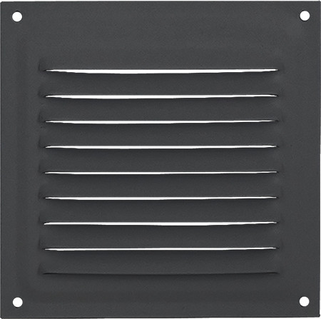 Решетка вентиляционная Нора-М 100x100 с сеткой / 20173 - фото