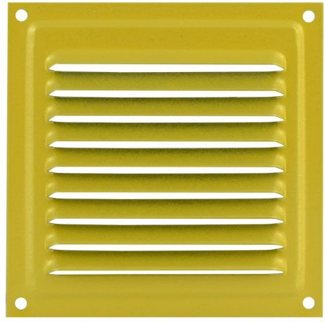 Решетка вентиляционная Нора-М 100x100 с сеткой / 7210 - фото