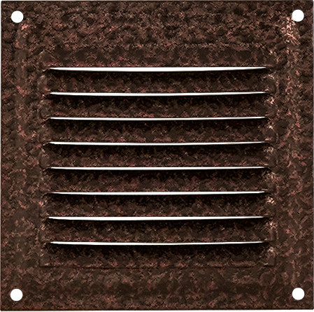 Решетка вентиляционная Нора-М 100x100 с сеткой / 19381 - фото