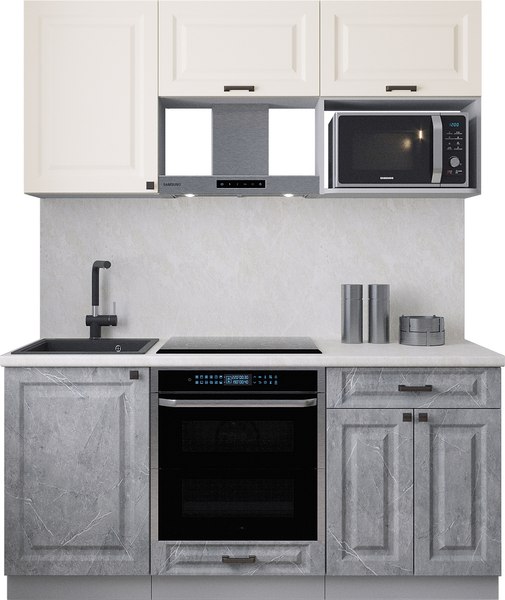 Кухонный гарнитур Интерлиния Мила Деко 1.7 - фото