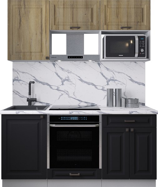 Кухонный гарнитур Интерлиния Мила Деко 1.7 - фото