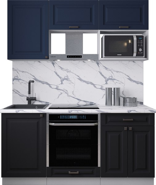 Кухонный гарнитур Интерлиния Мила Деко 1.7 - фото