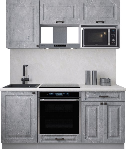 Кухонный гарнитур Интерлиния Мила Деко 1.7 - фото