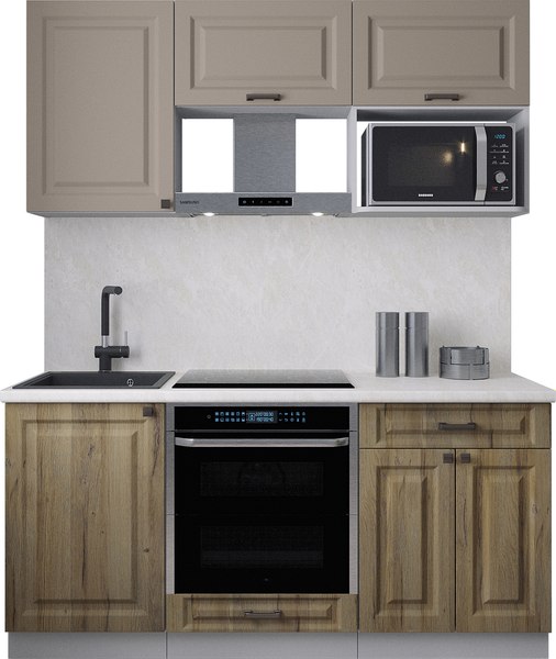 Кухонный гарнитур Интерлиния Мила Деко 1.7 - фото