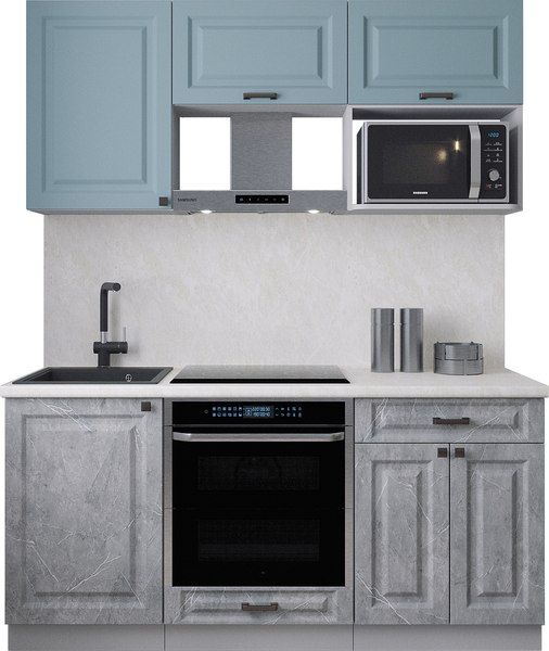 Кухонный гарнитур Интерлиния Мила Деко 1.7 - фото