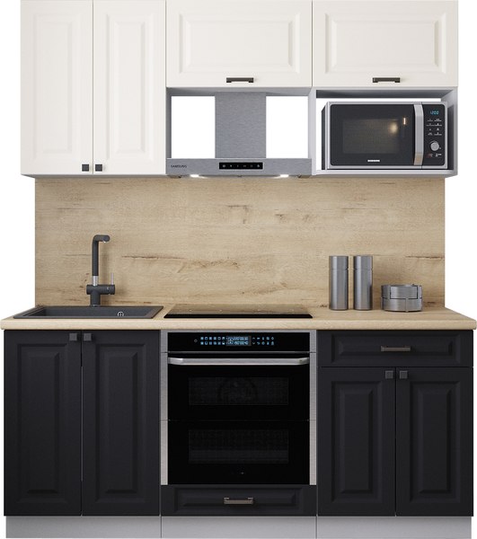 Кухонный гарнитур Интерлиния Мила Деко 1.8 - фото