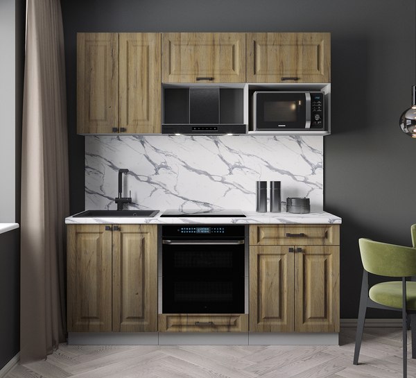 Кухонный гарнитур Интерлиния Мила Деко 1.8