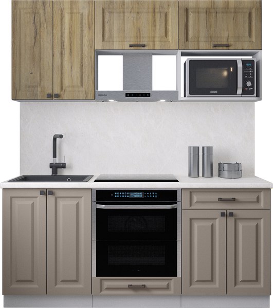 Кухонный гарнитур Интерлиния Мила Деко 1.8 - фото