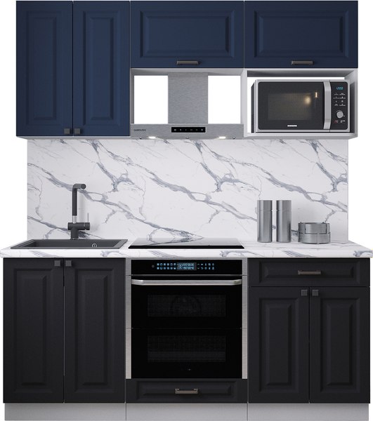 Кухонный гарнитур Интерлиния Мила Деко 1.8 - фото