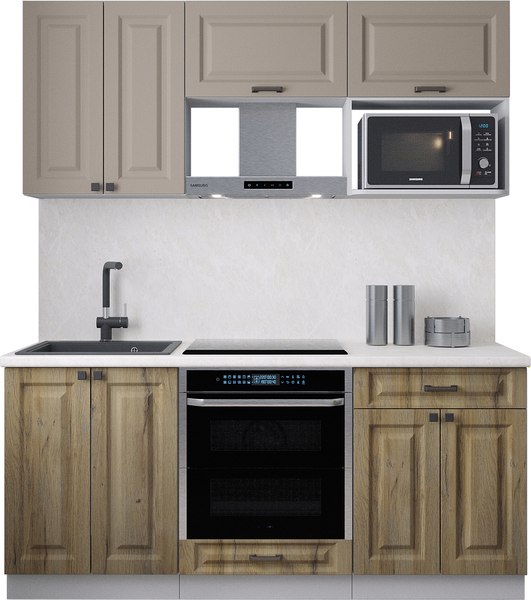 Кухонный гарнитур Интерлиния Мила Деко 1.8 - фото