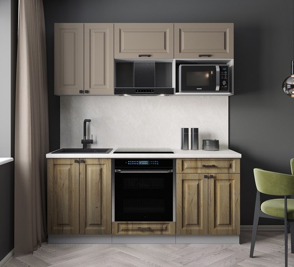 Кухонный гарнитур Интерлиния Мила Деко 1.8