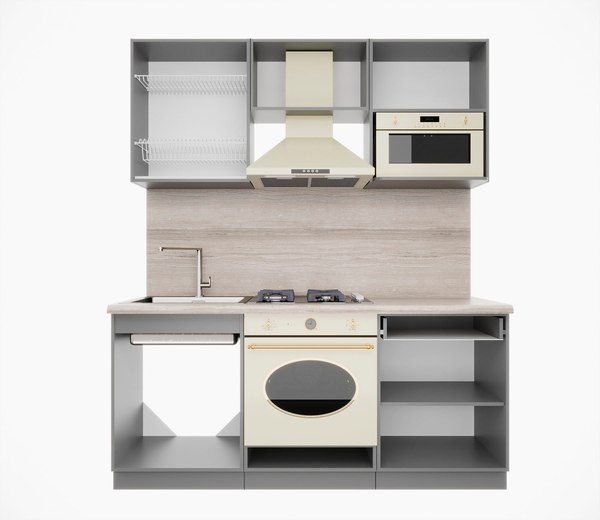 Кухонный гарнитур Интерлиния Мила Деко 1.8