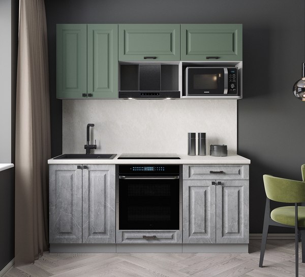 Кухонный гарнитур Интерлиния Мила Деко 1.8