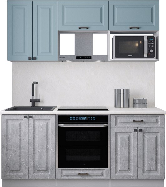 Кухонный гарнитур Интерлиния Мила Деко 1.8 - фото