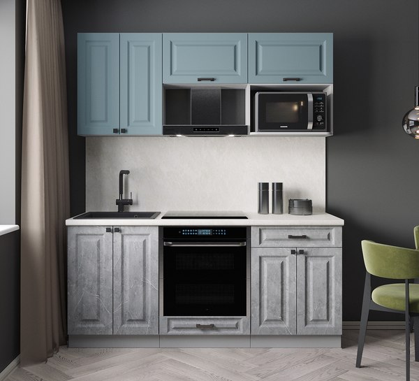 Кухонный гарнитур Интерлиния Мила Деко 1.8